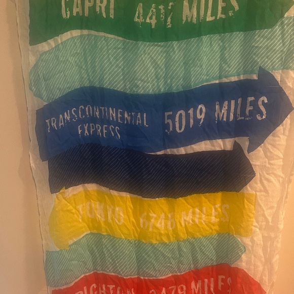 Kate Spade Multicolor Graphic Scarf - Picture 3 of 3